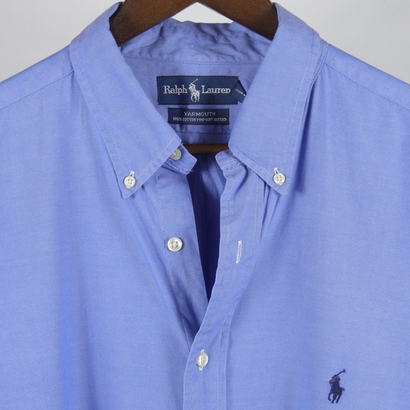 Ralph Lauren Other - 17 34/35 Ralph Lauren POLO Blue Oxford Shirt A5